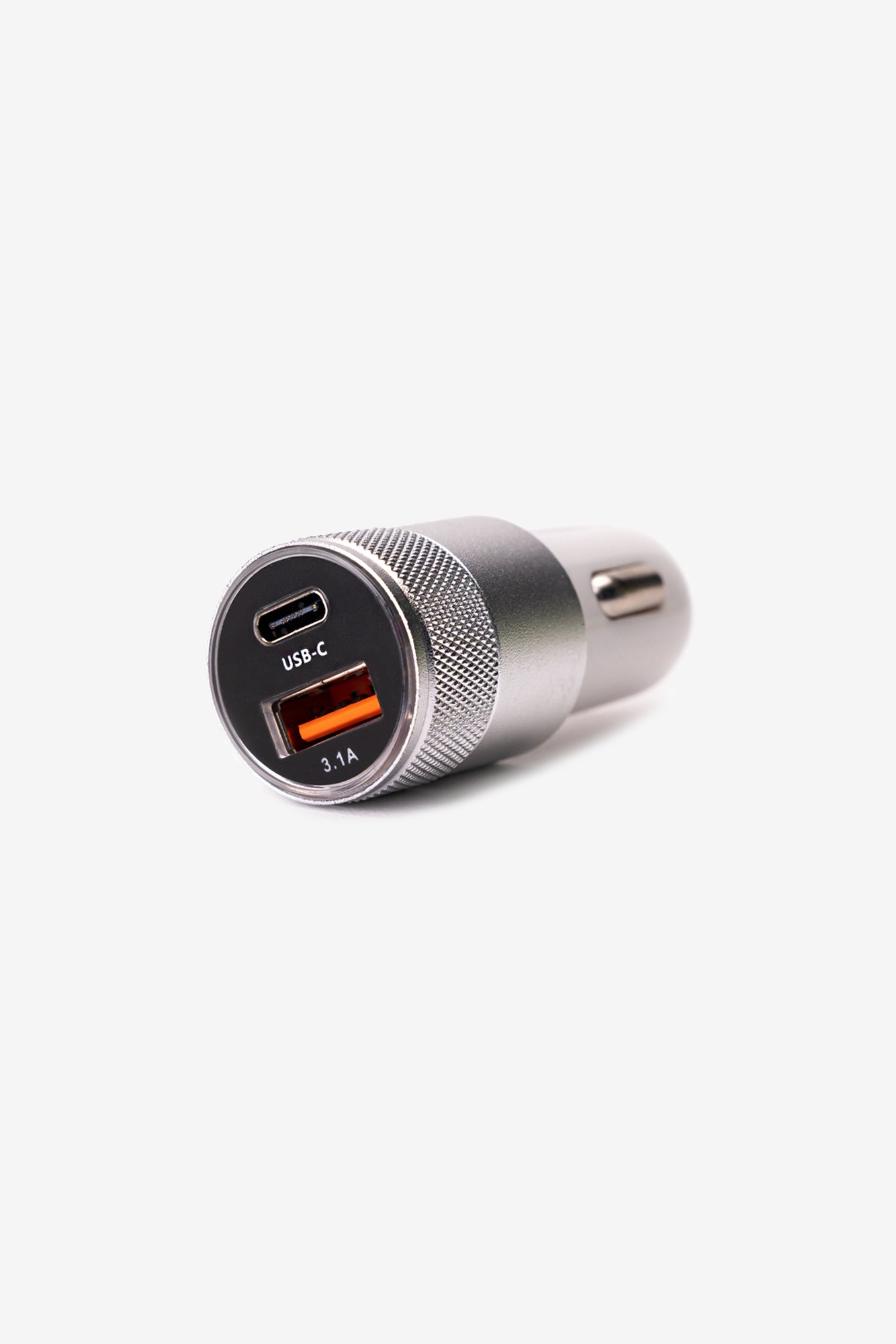 Cargador para vehículo USB - Tipo C Plateado Chinitown Chinitown